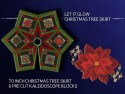 Let It Glow Star Christmas Tree Skirt Kit