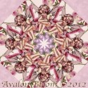 Petal Flower Fairies Kaleidoscope Quilt Block Kit