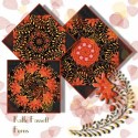 Kaffe Fassett Ferns Kaleidoscope Quilt Block Kit