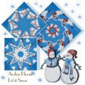 Let It Snow Kaleidoscope Quilt Block Kit