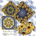 Black Eyed Susan Kaleidoscope Quilt Block Kit