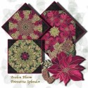 Woodland Poinsettia Splendor Ribbons and Ornaments Christmas Tre