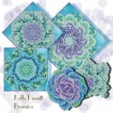 Kaffe Fassett Brassica Green Kaleidoscope Quilt Block Kit