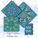 Fabrique-istan Turquoise by Paula Nadelstern Kaleidoscope Quilt