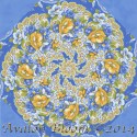 Summer Breeze Paisley Kaleidoscope Quilt Block Kit