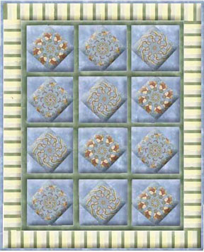 Sugar Biscuit Kaleidoscope Baby Quilt Pattern
